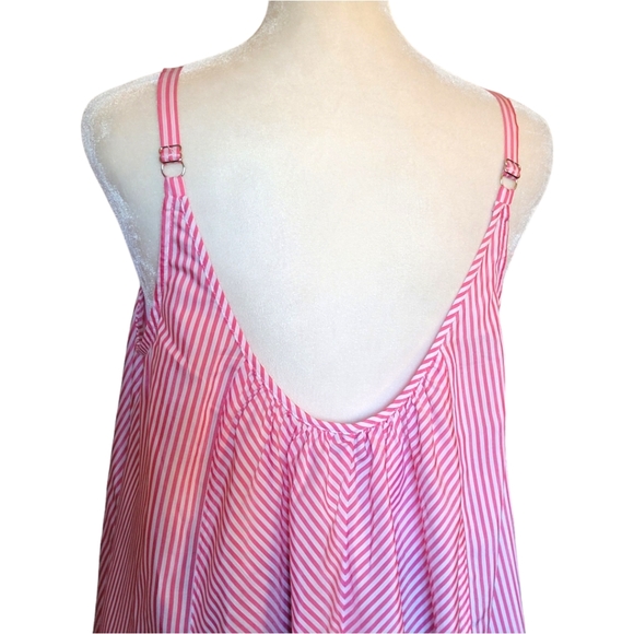 NEW Tommy Bahama Palm Cove Pink and White Striped Swing Cami Top Small MSRP $100 - Picture 8 of 16